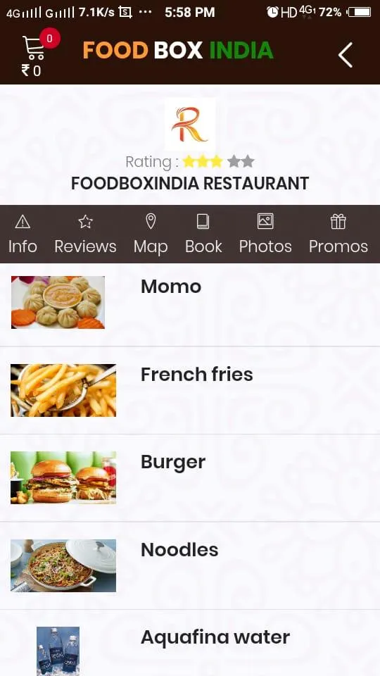 FoodBox India - Online Food Or | Indus Appstore | Screenshot