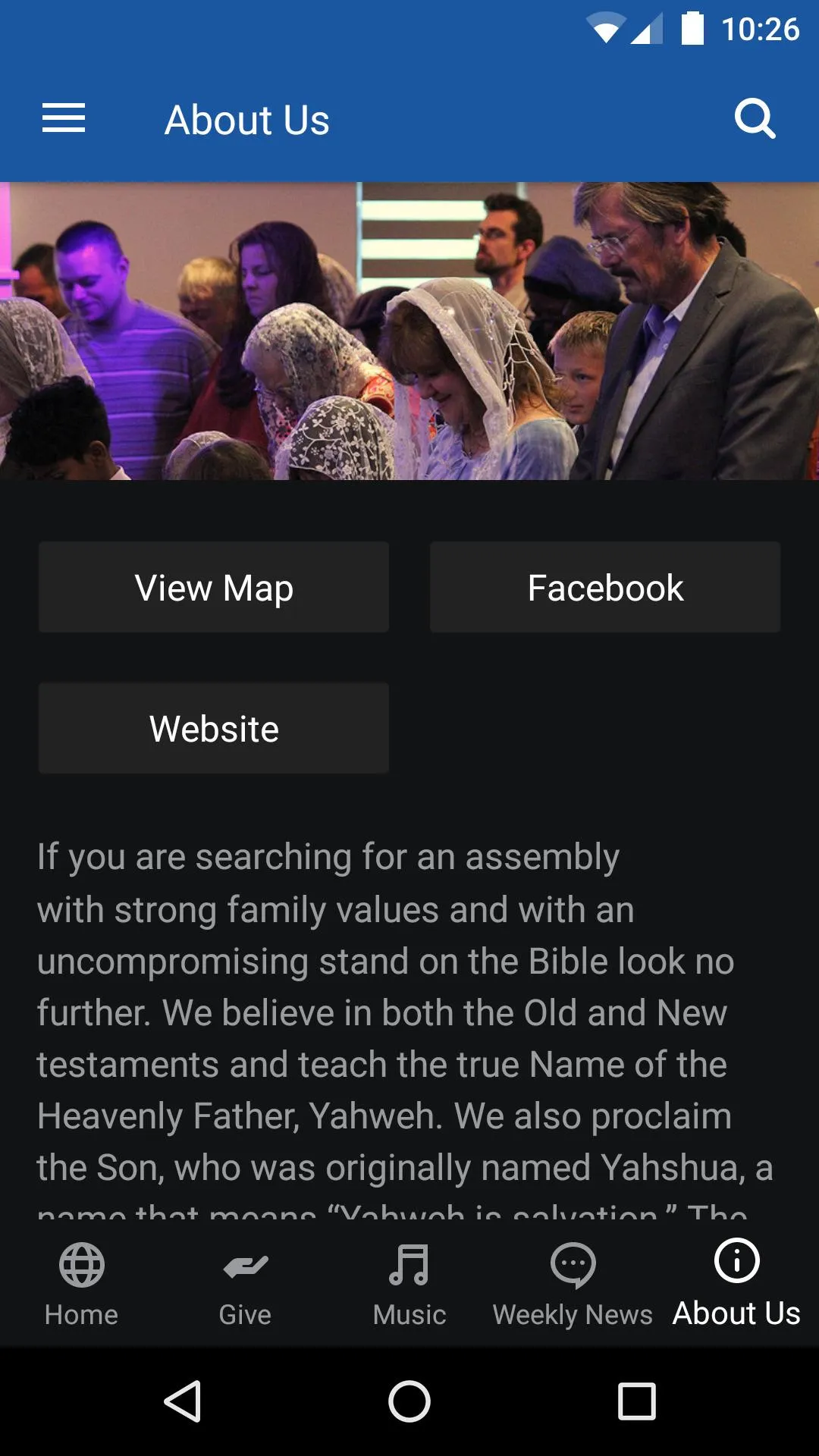 Yahweh's Restoration Ministry | Indus Appstore | Screenshot