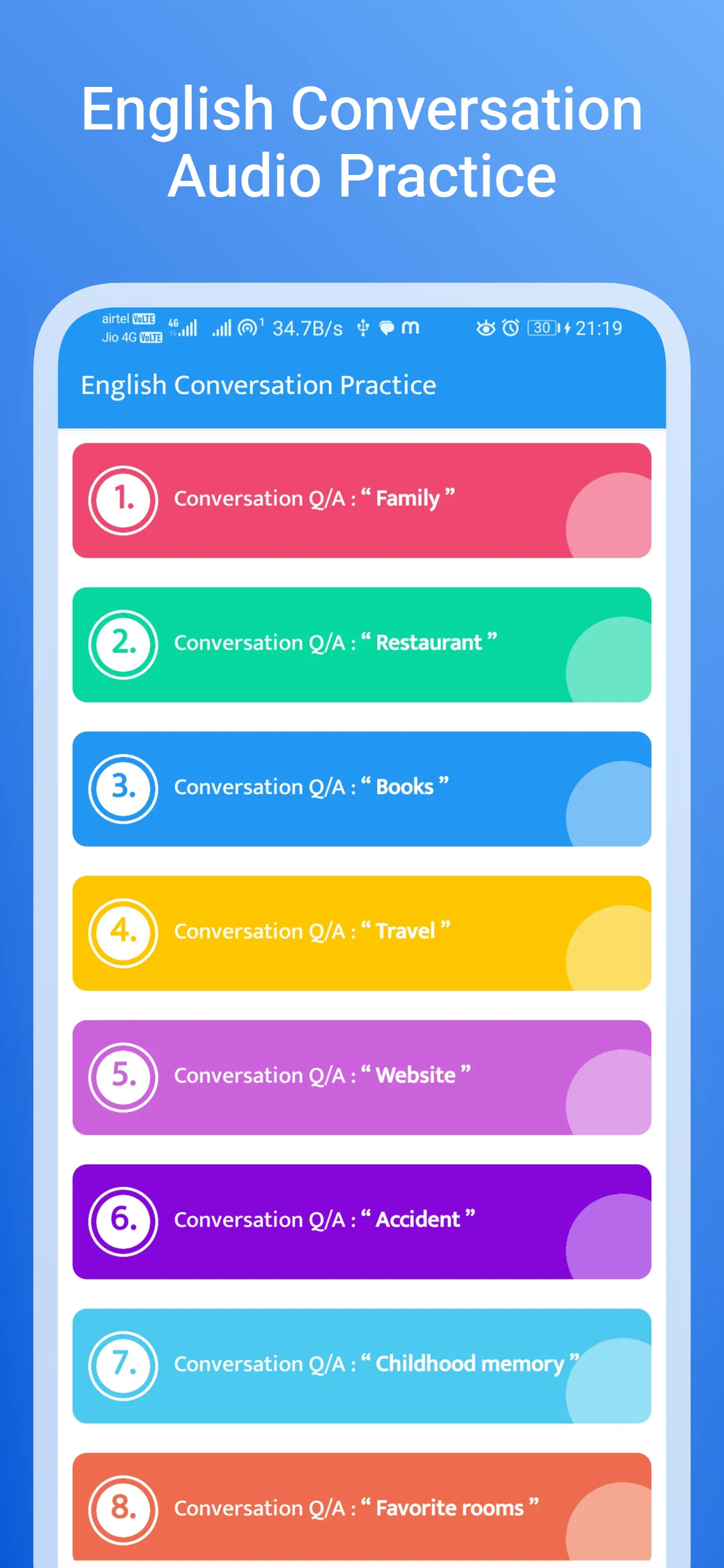 English Conversation Practice | Indus Appstore | Screenshot