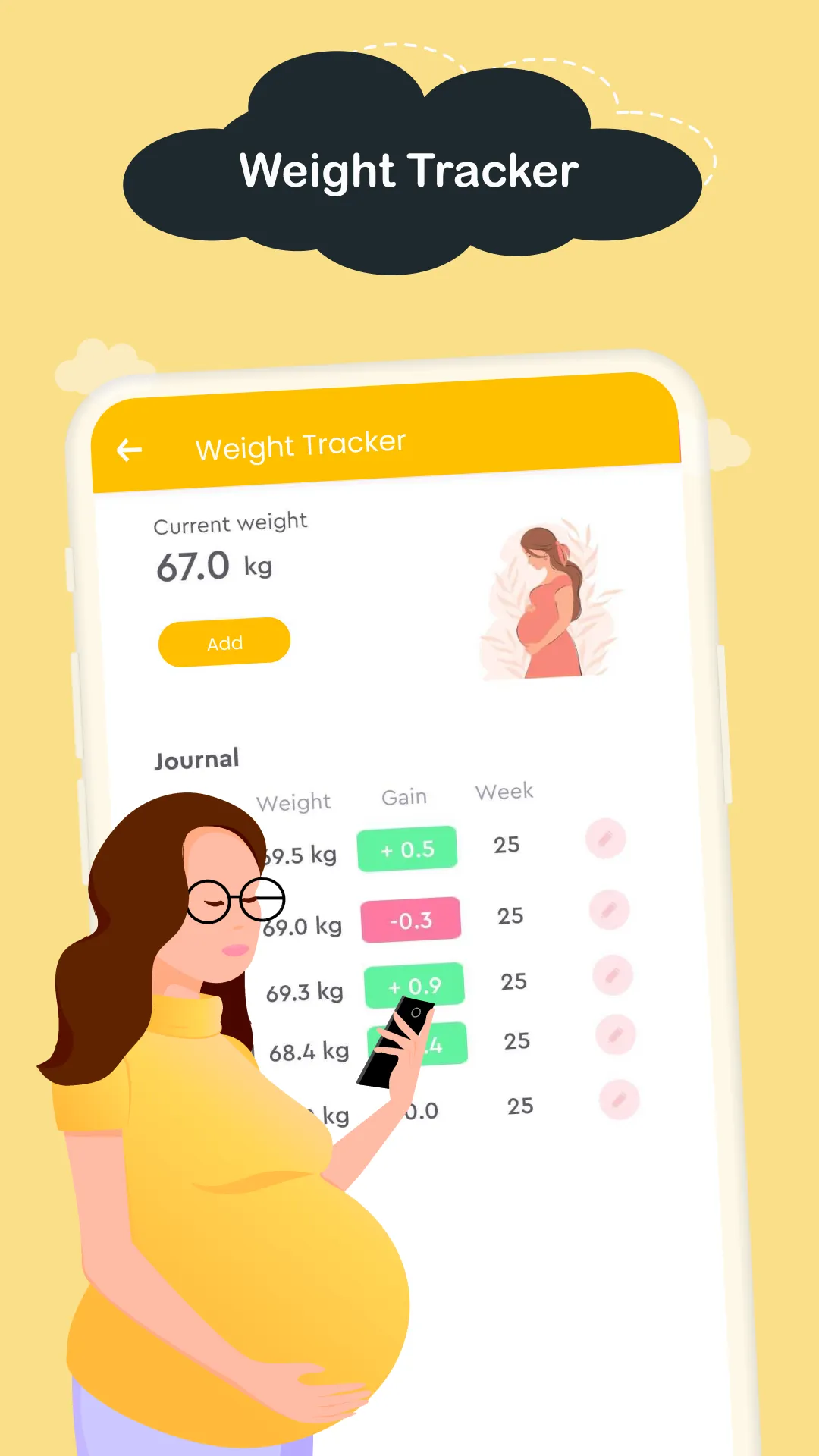 Pregnancy & Baby Tracker | Indus Appstore | Screenshot