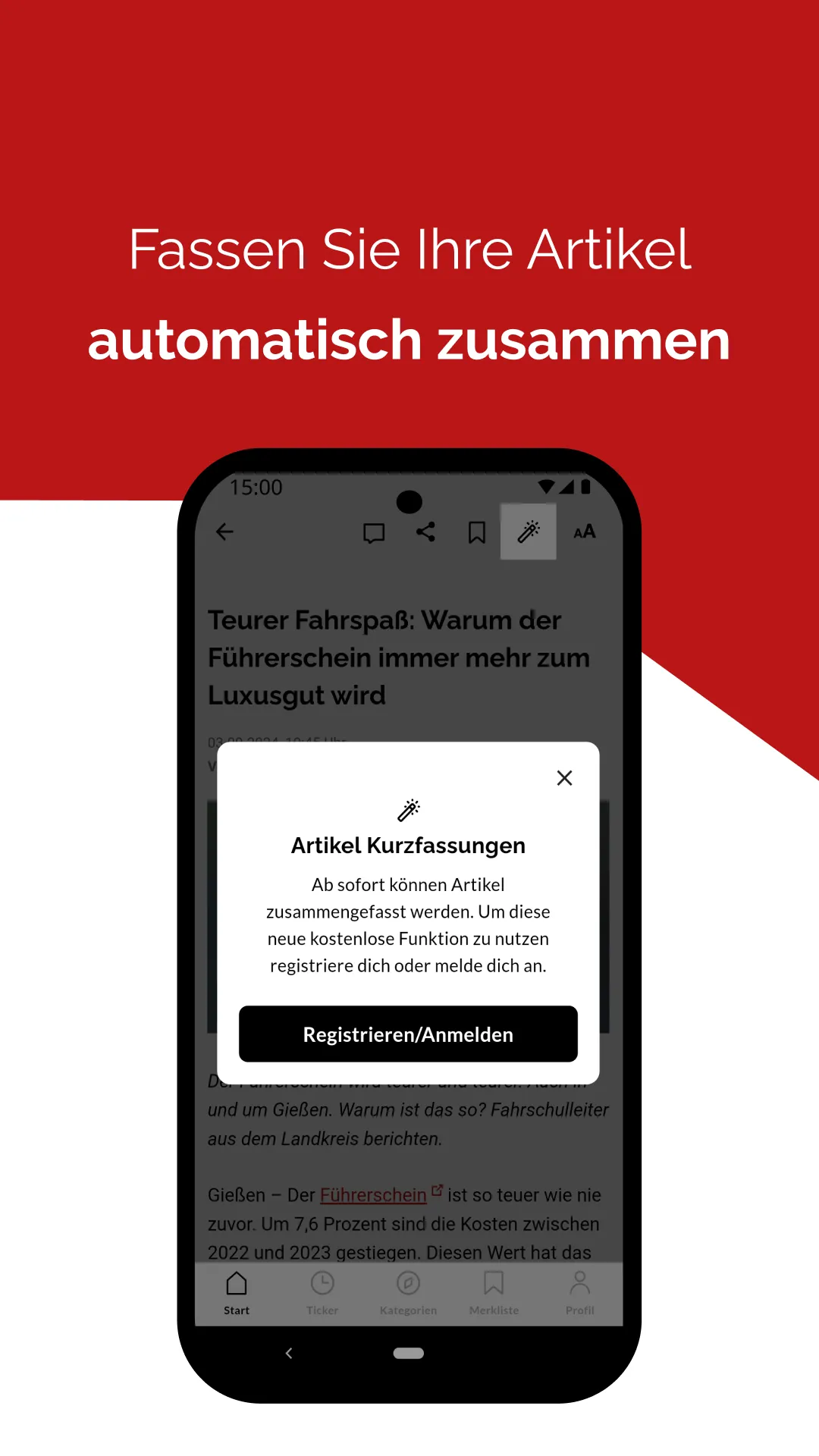 Wetterauer Zeitung News | Indus Appstore | Screenshot