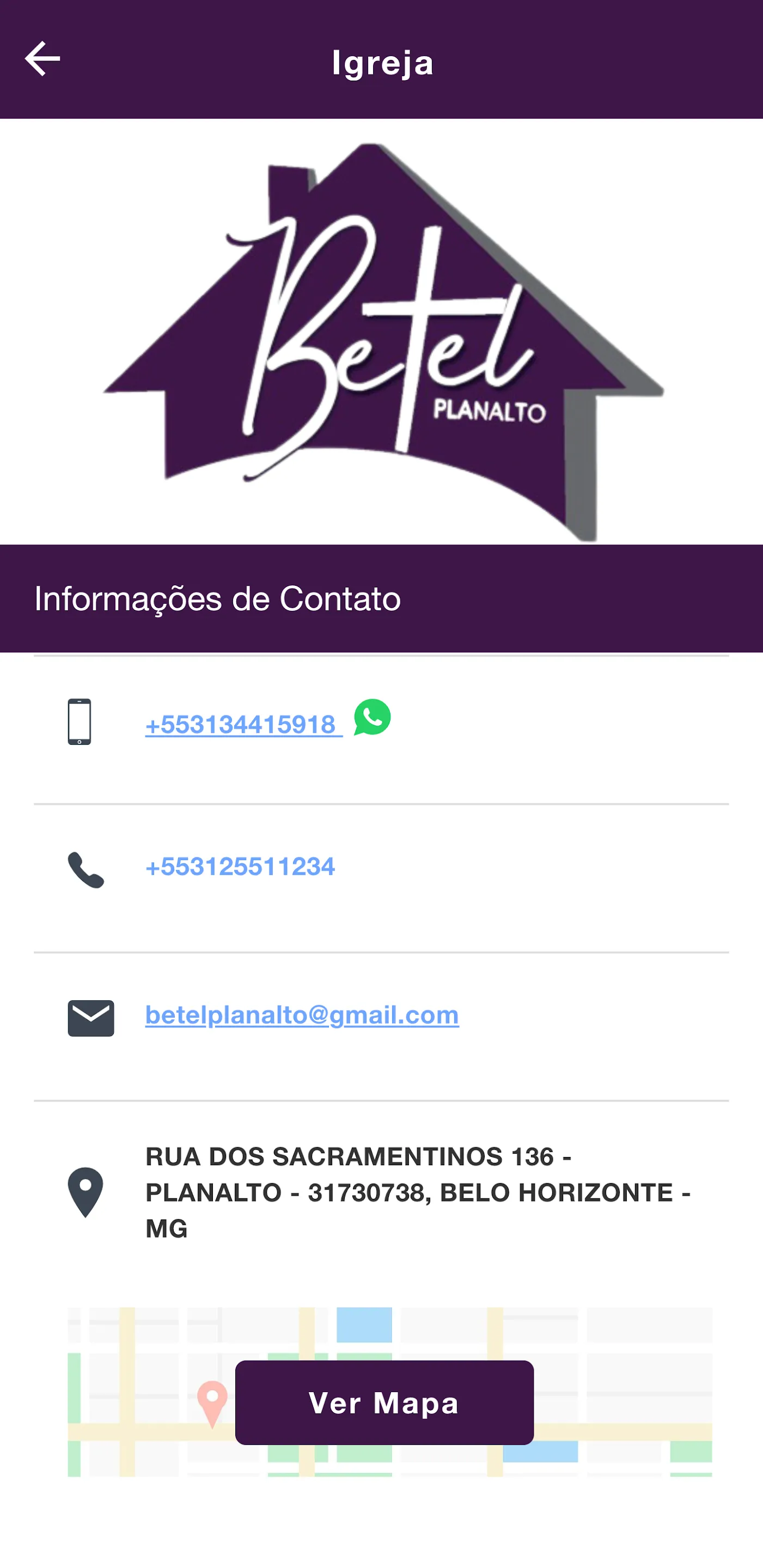 IGREJA BETEL PLANALTO | Indus Appstore | Screenshot