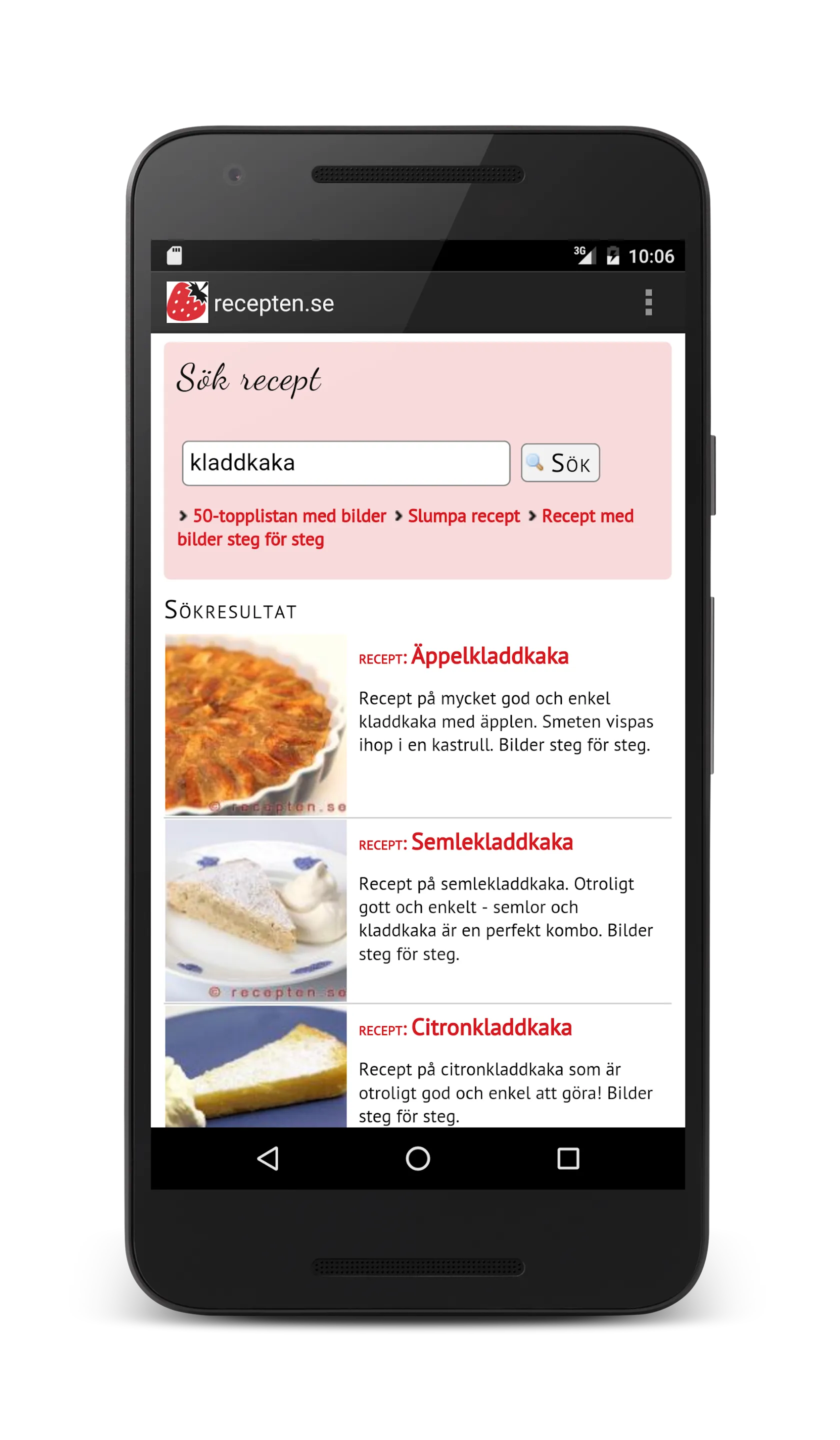 recepten.se | Indus Appstore | Screenshot