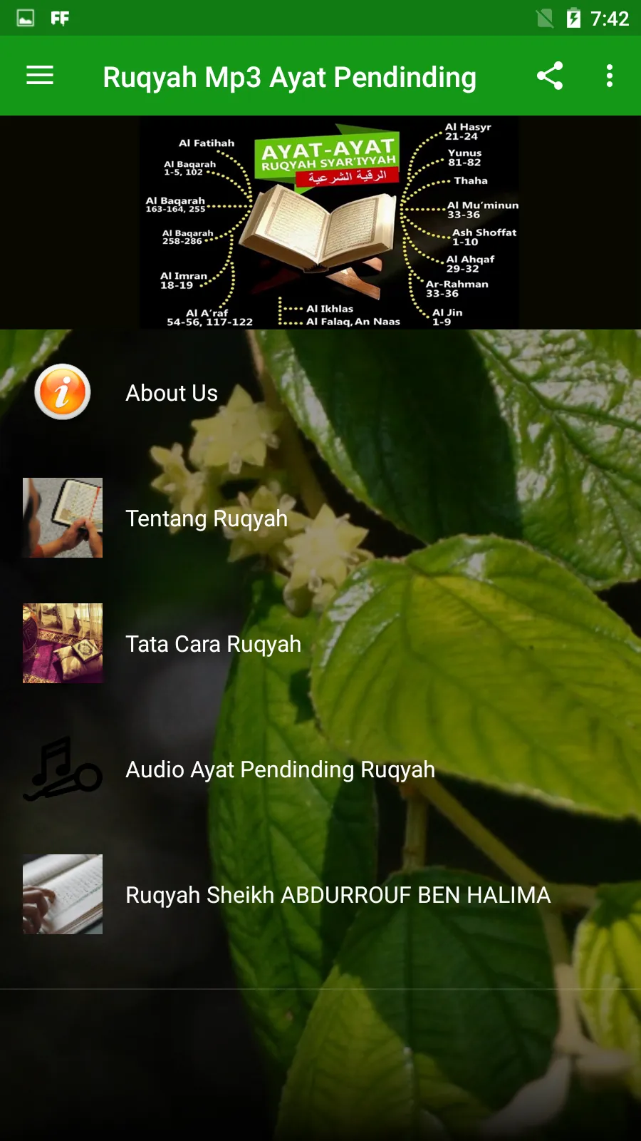 Ruqyah Mp3 Ayat Pendinding | Indus Appstore | Screenshot