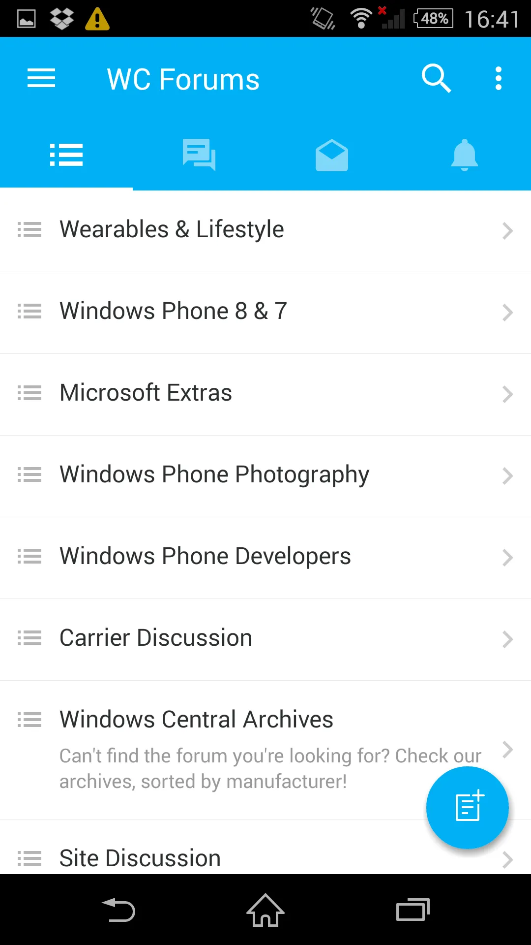 Windows Central Forums | Indus Appstore | Screenshot