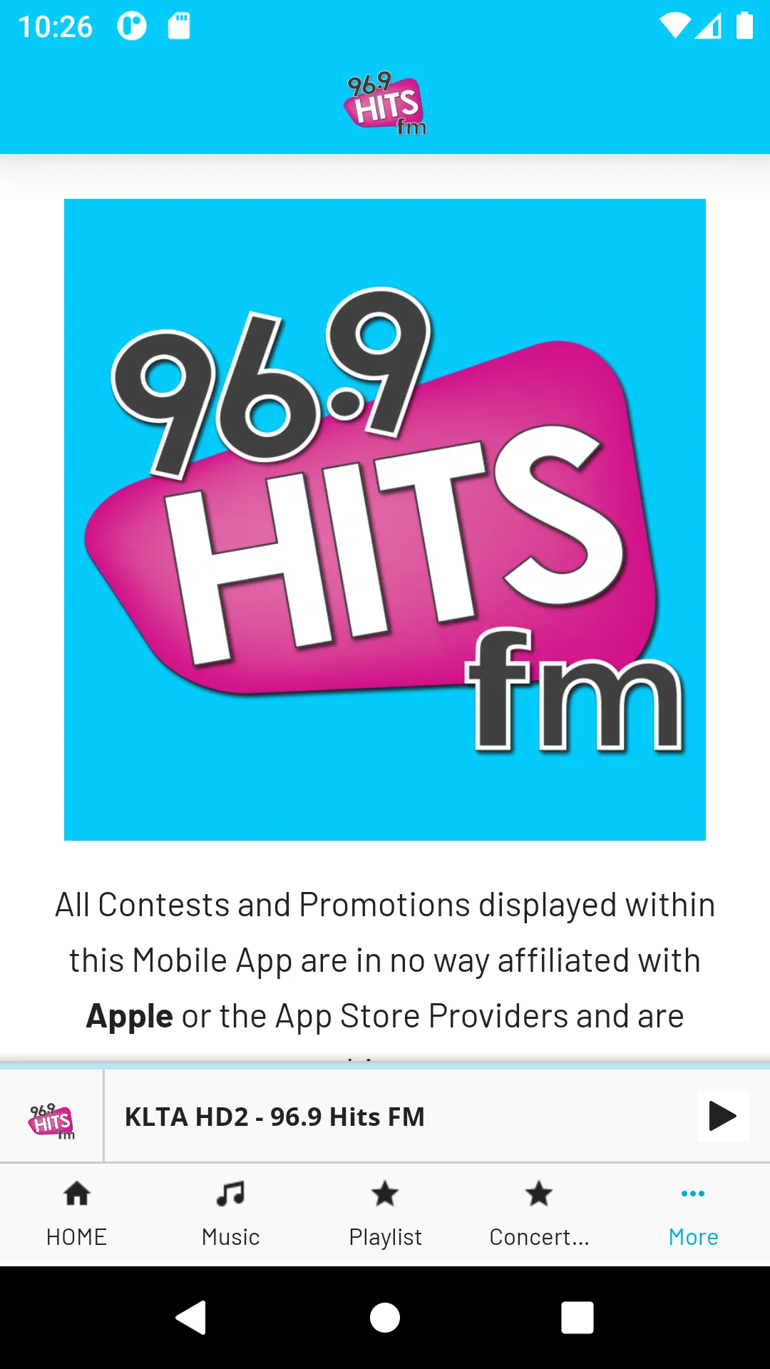 96.9 Hits FM | Indus Appstore | Screenshot