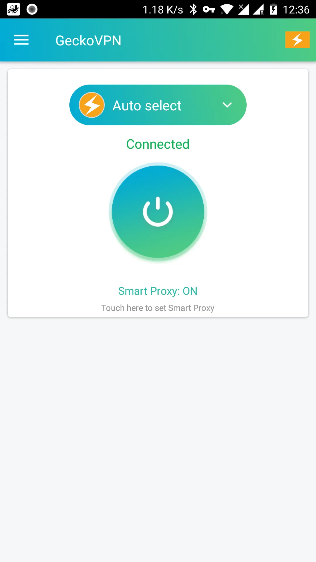 GeckoVPN Unlimited Proxy VPN | Indus Appstore | Screenshot