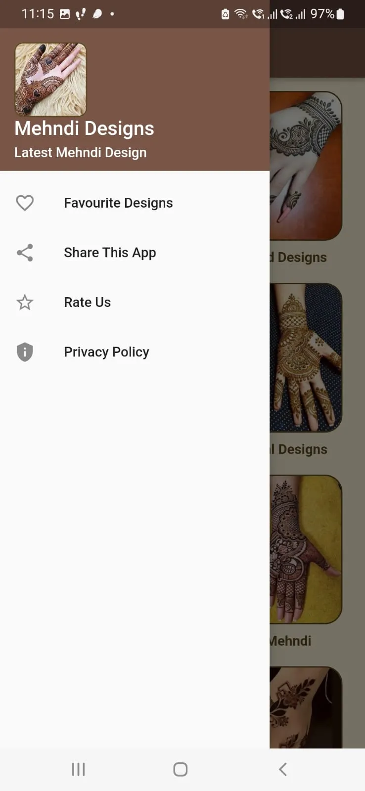 Mehandi Design Offline | Indus Appstore | Screenshot