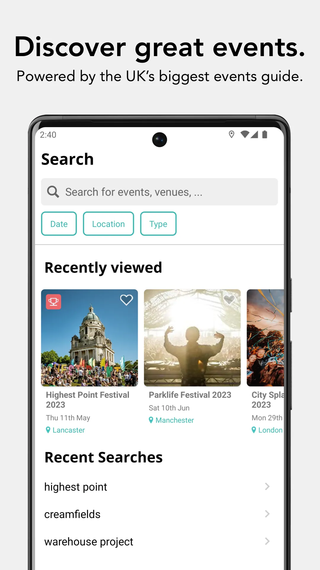 Skiddle: Gigs Clubs Festivals | Indus Appstore | Screenshot