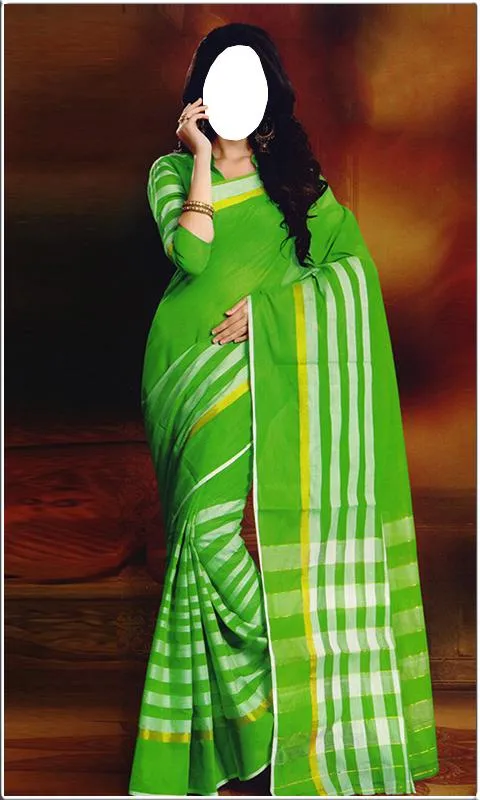 Women Cotton Sarees Photo Suit | Indus Appstore | Screenshot