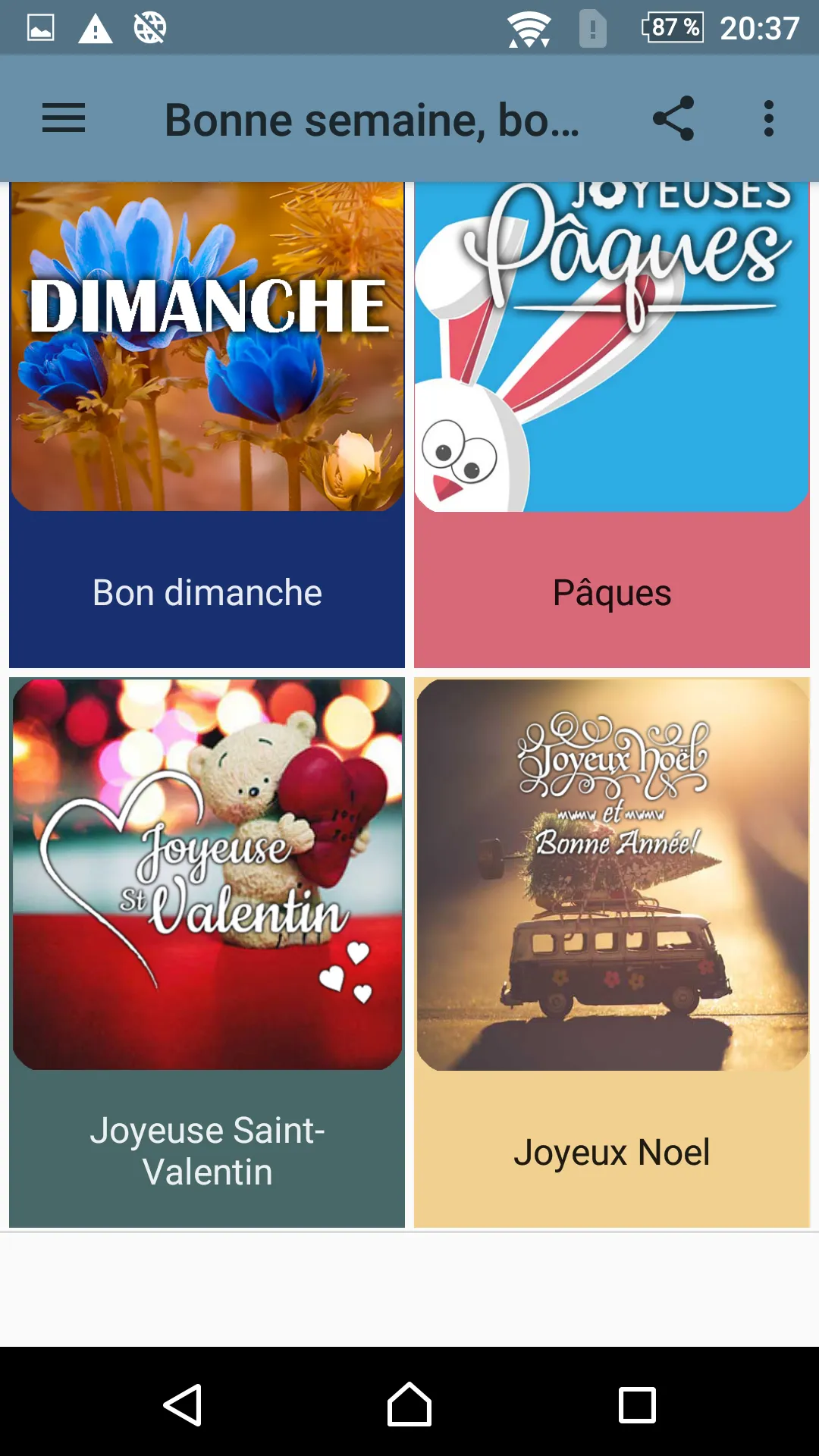 Une semaine merveilleuse jours | Indus Appstore | Screenshot