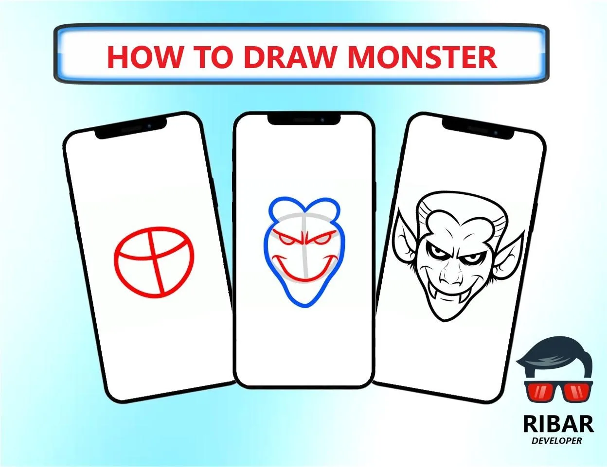 How To Draw Monster | Indus Appstore | Screenshot