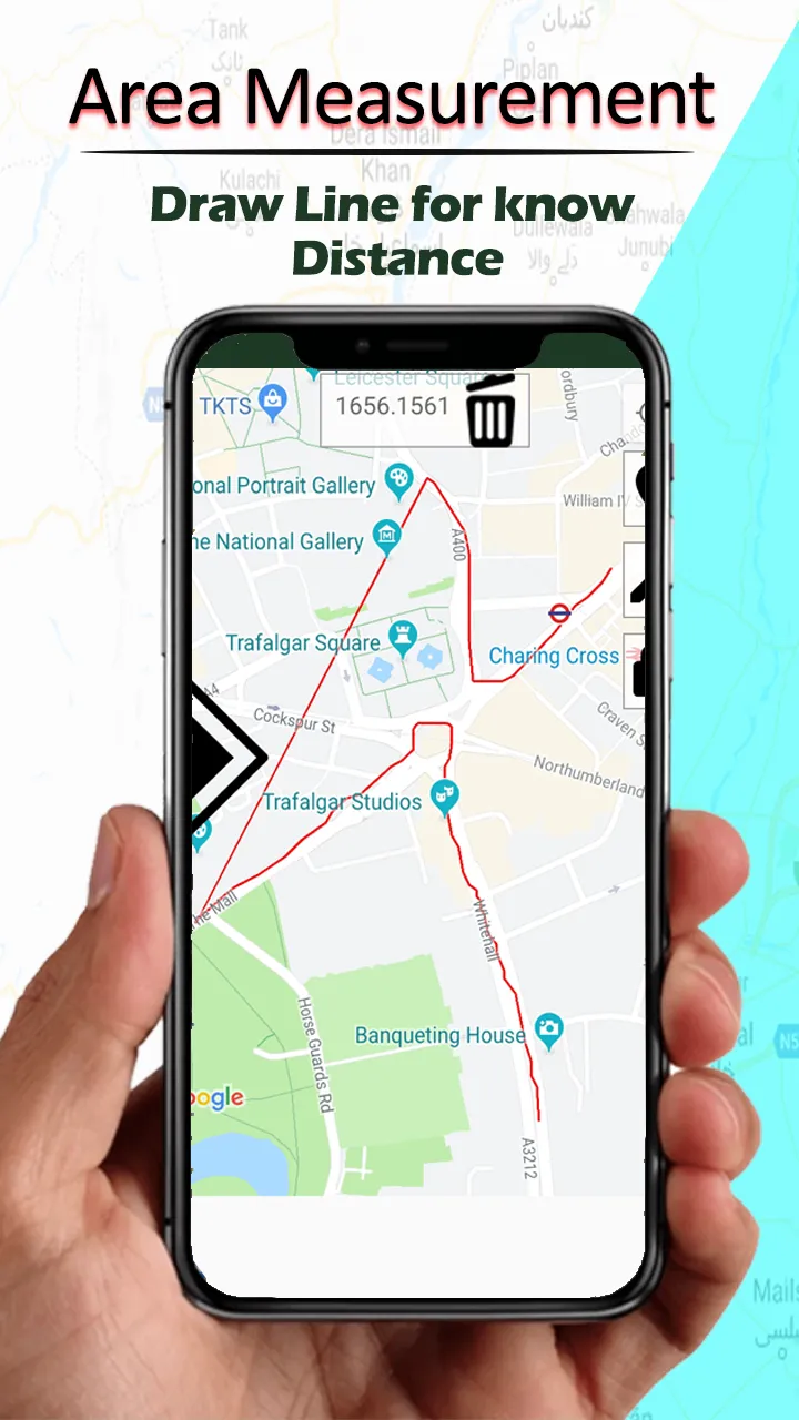 Distance Calculator Map Land M | Indus Appstore | Screenshot