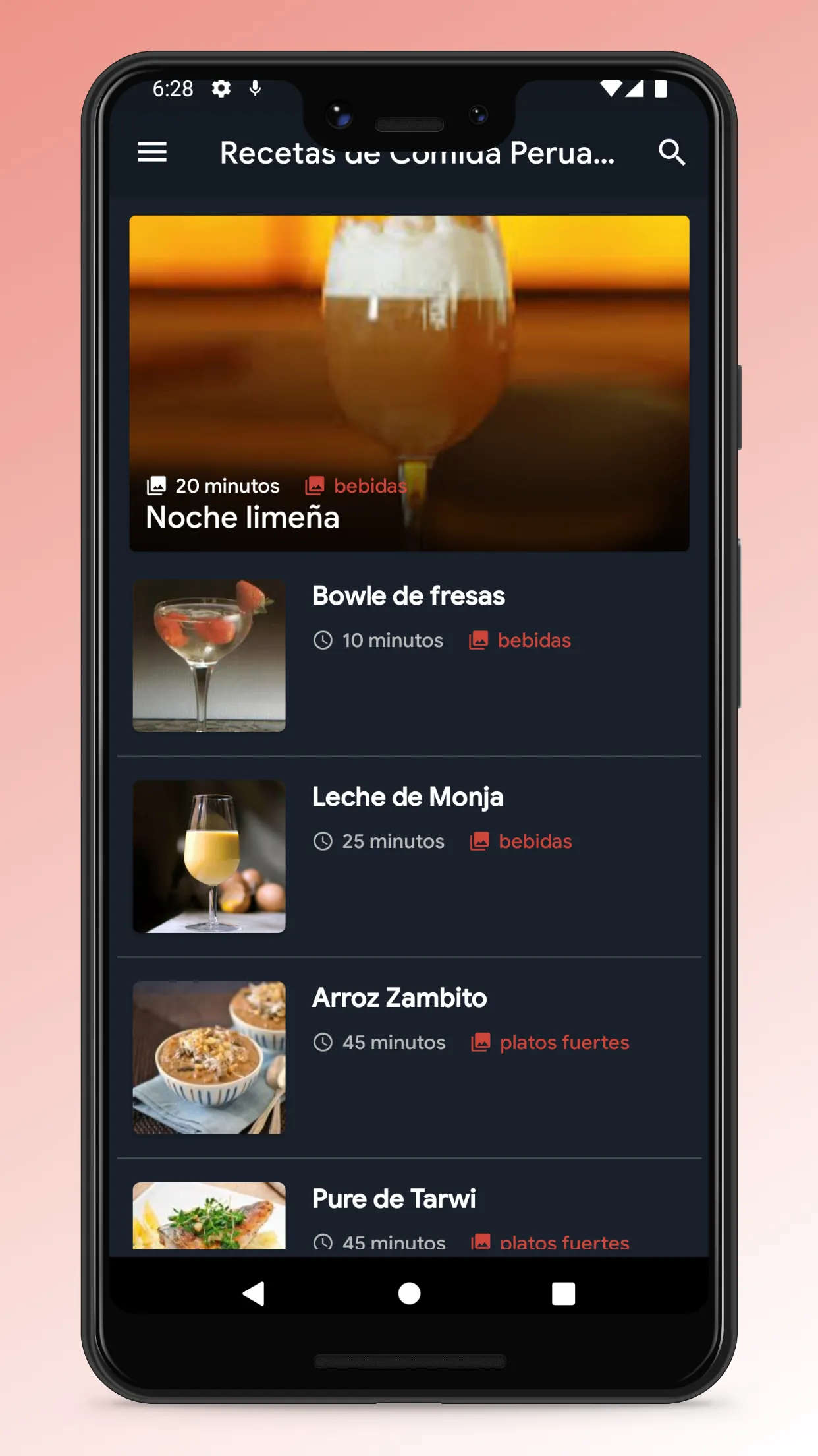 Peruvian Recipes - Food App | Indus Appstore | Screenshot