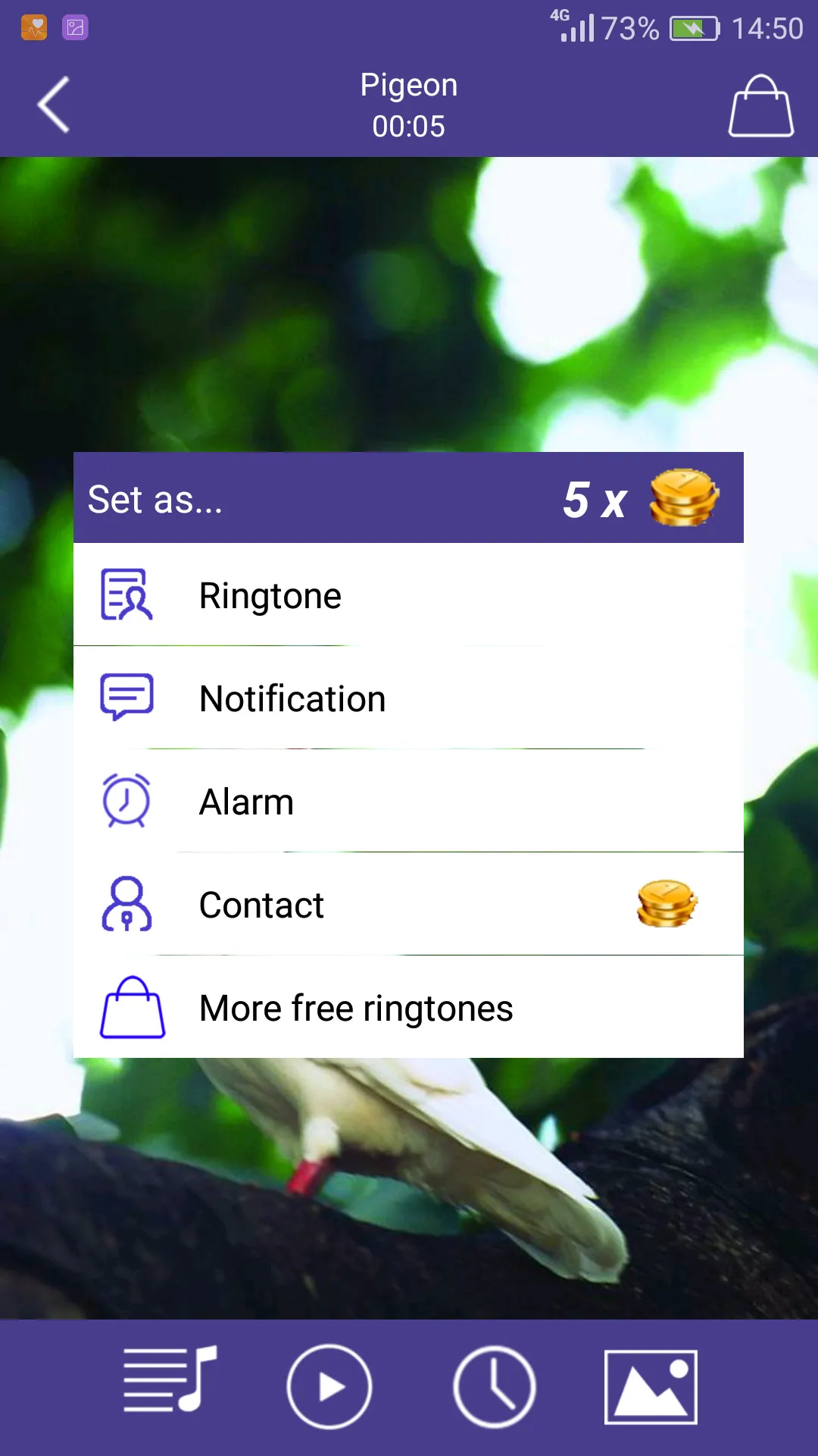 Birds Sounds Ringtones | Indus Appstore | Screenshot