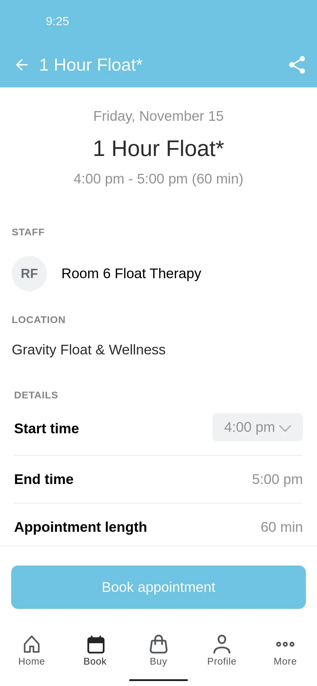 Gravity Floatation Centre | Indus Appstore | Screenshot