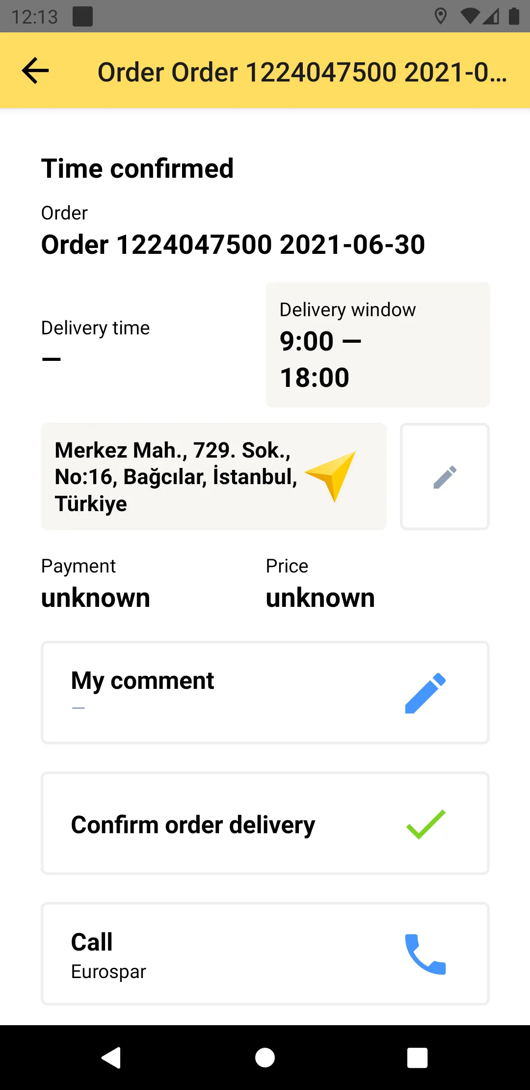 Yandex.Courier (corporate app) | Indus Appstore | Screenshot