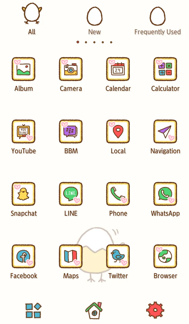 Chick Paradise Theme +HOME | Indus Appstore | Screenshot