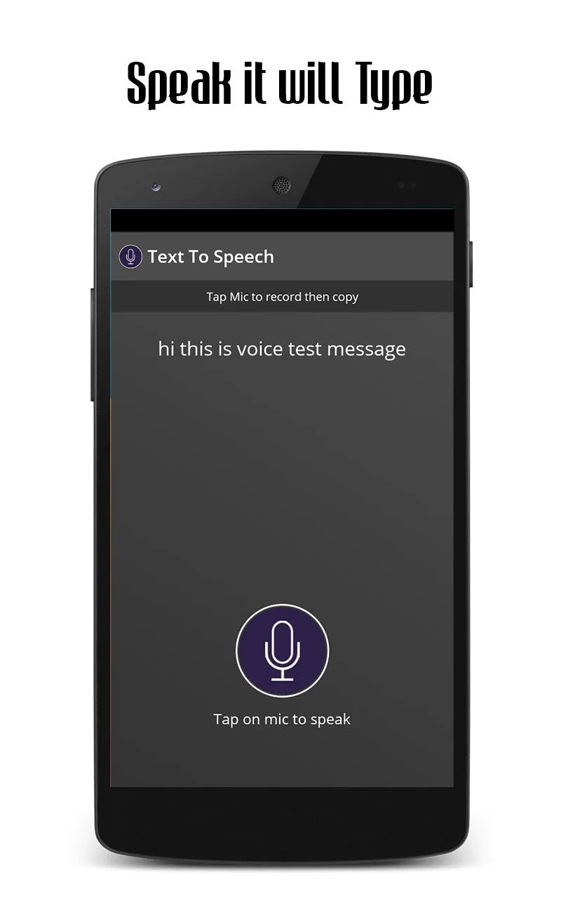 Speech Text [speak text] | Indus Appstore | Screenshot