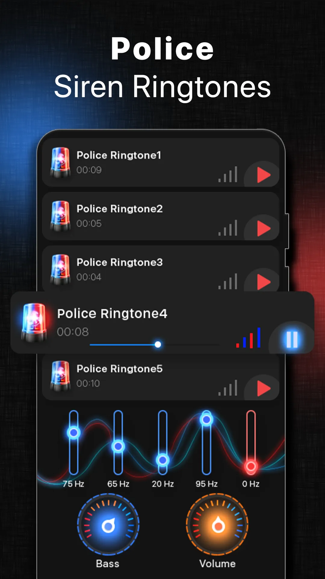 Loud Police Siren Police Light | Indus Appstore | Screenshot