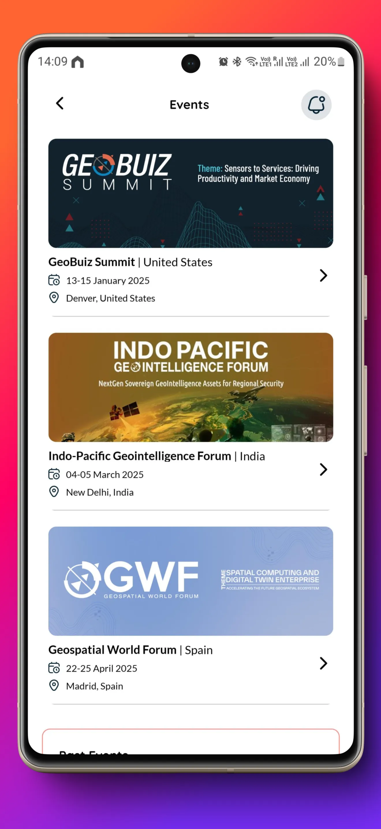 Geospatial World Event | Indus Appstore | Screenshot