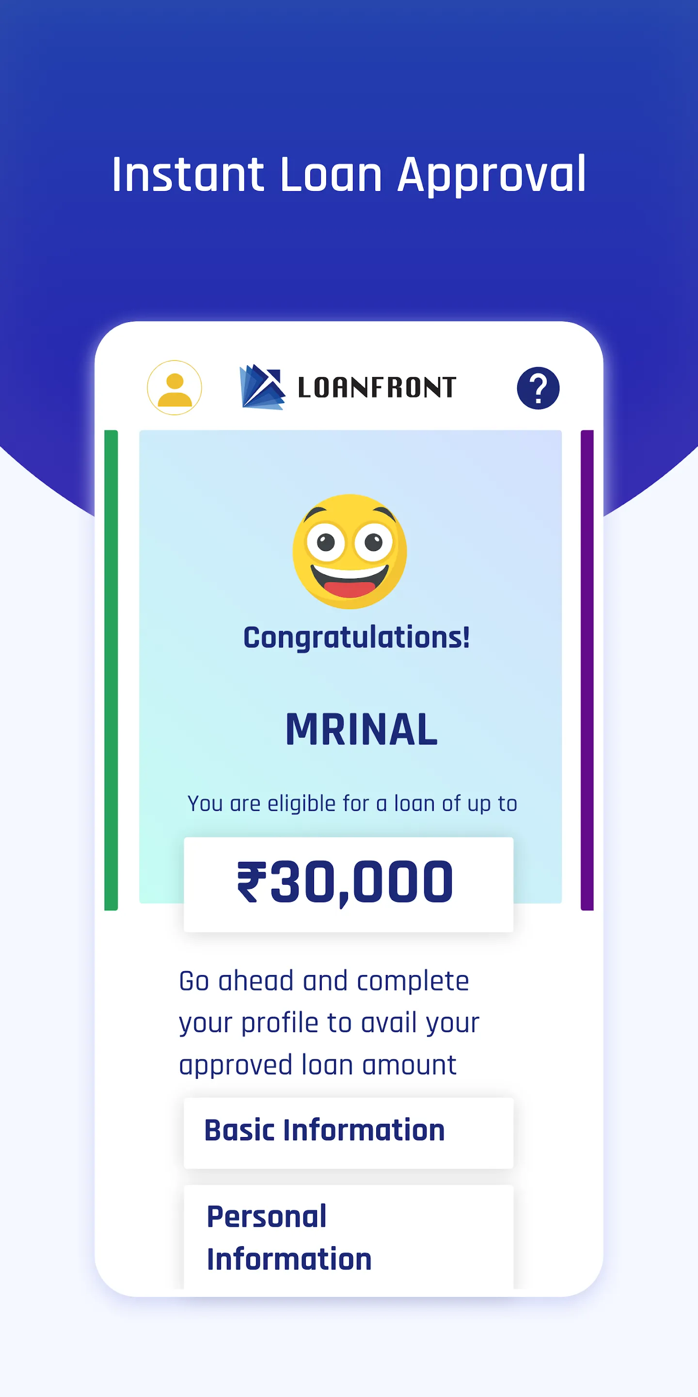 LoanFront - Personal Loan App | Indus Appstore | Screenshot