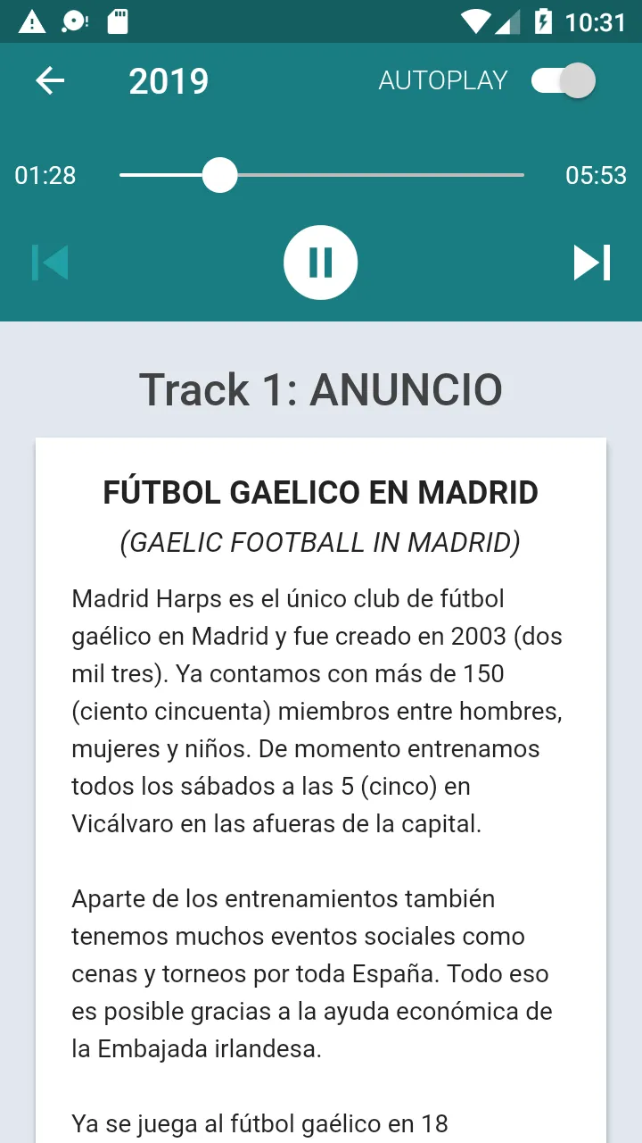 LC Spanish Aural - educate.ie | Indus Appstore | Screenshot