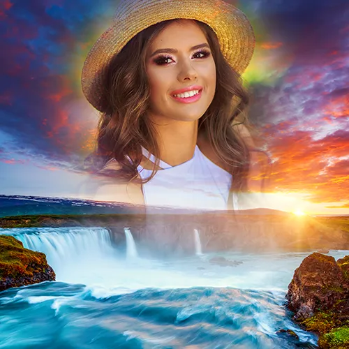 Waterfall Photo Frames | Indus Appstore | Screenshot