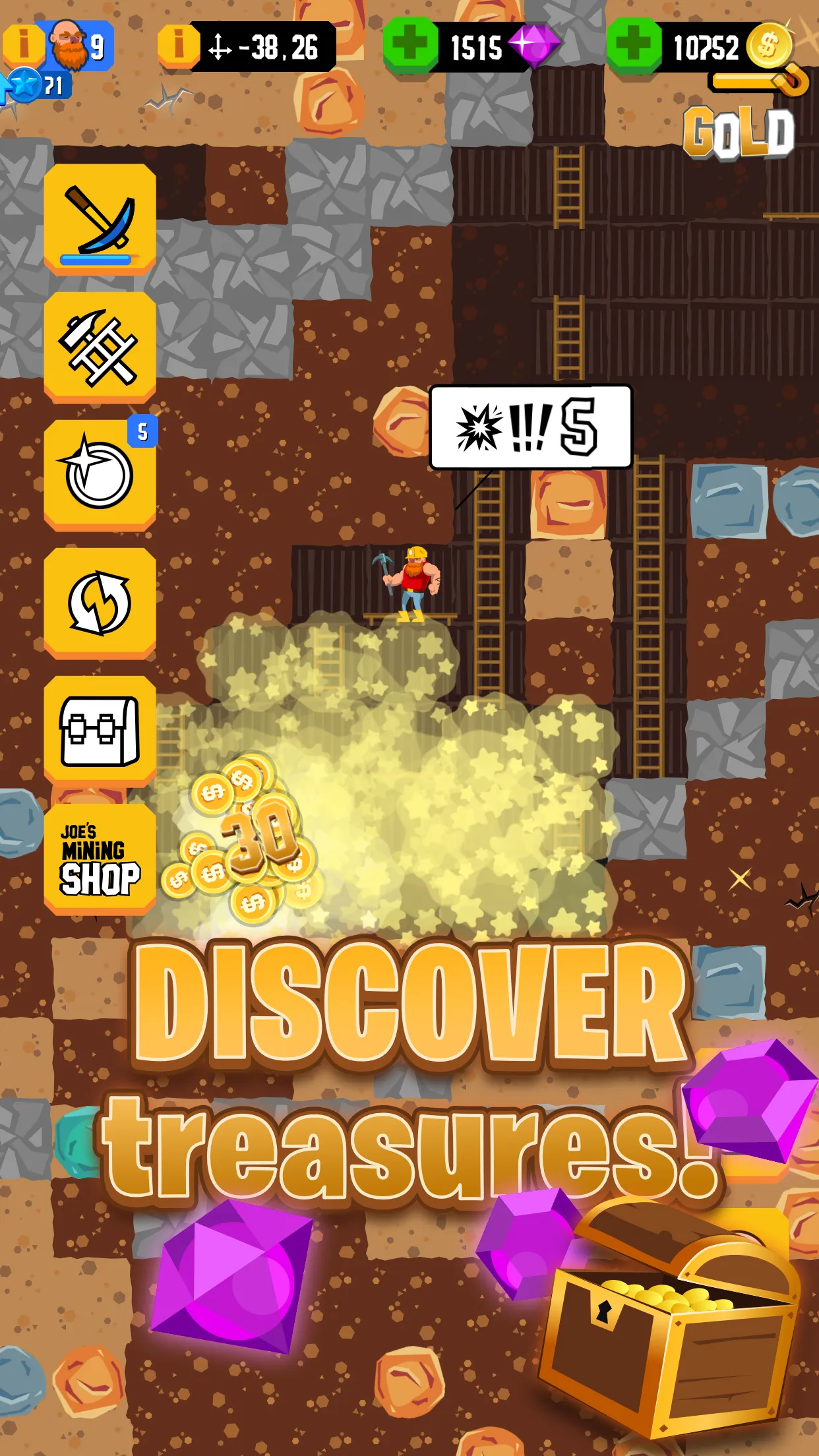 Gold Digger FRVR | Indus Appstore | Screenshot