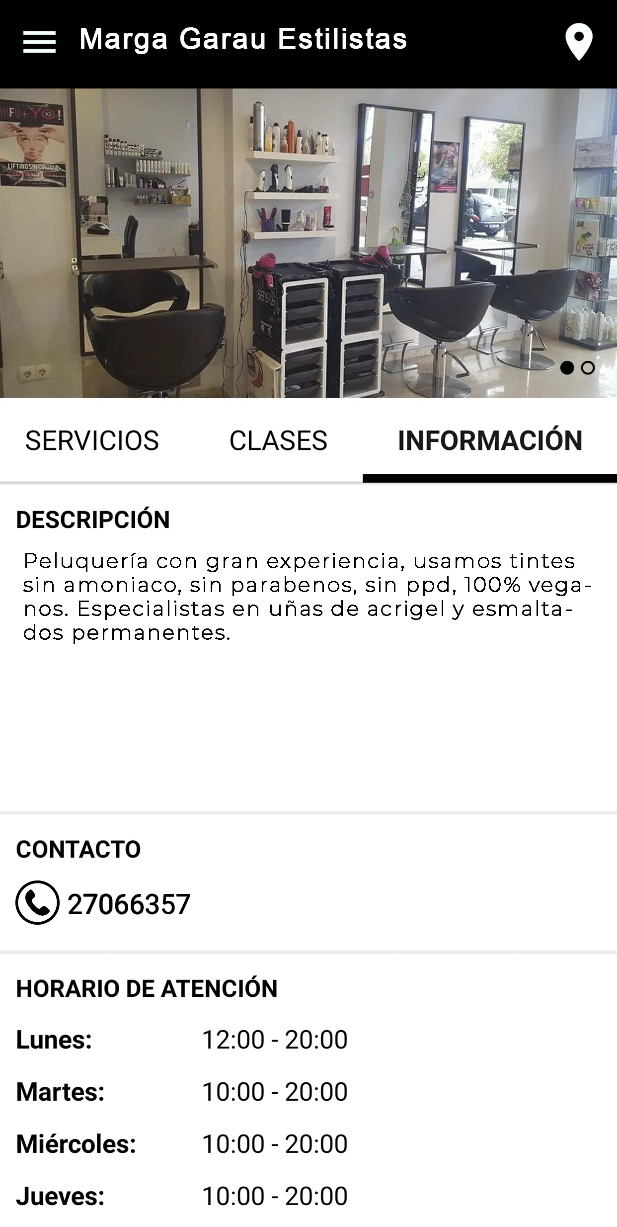 Marga Garau Estilistas | Indus Appstore | Screenshot