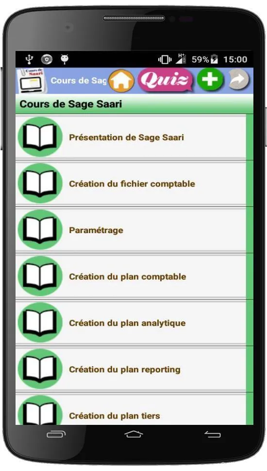 Cours de Sage Saari | Indus Appstore | Screenshot