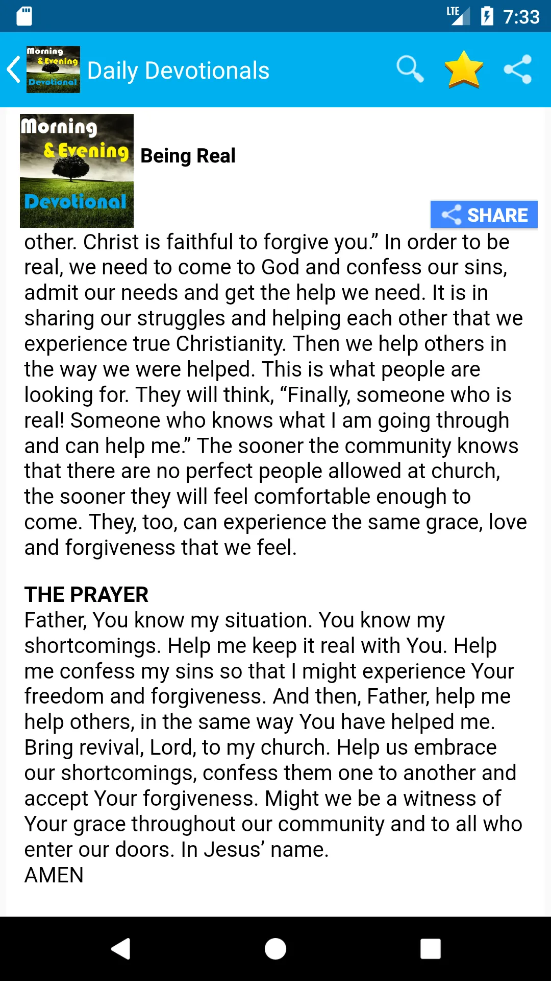 Morning & Evening Devotional | Indus Appstore | Screenshot