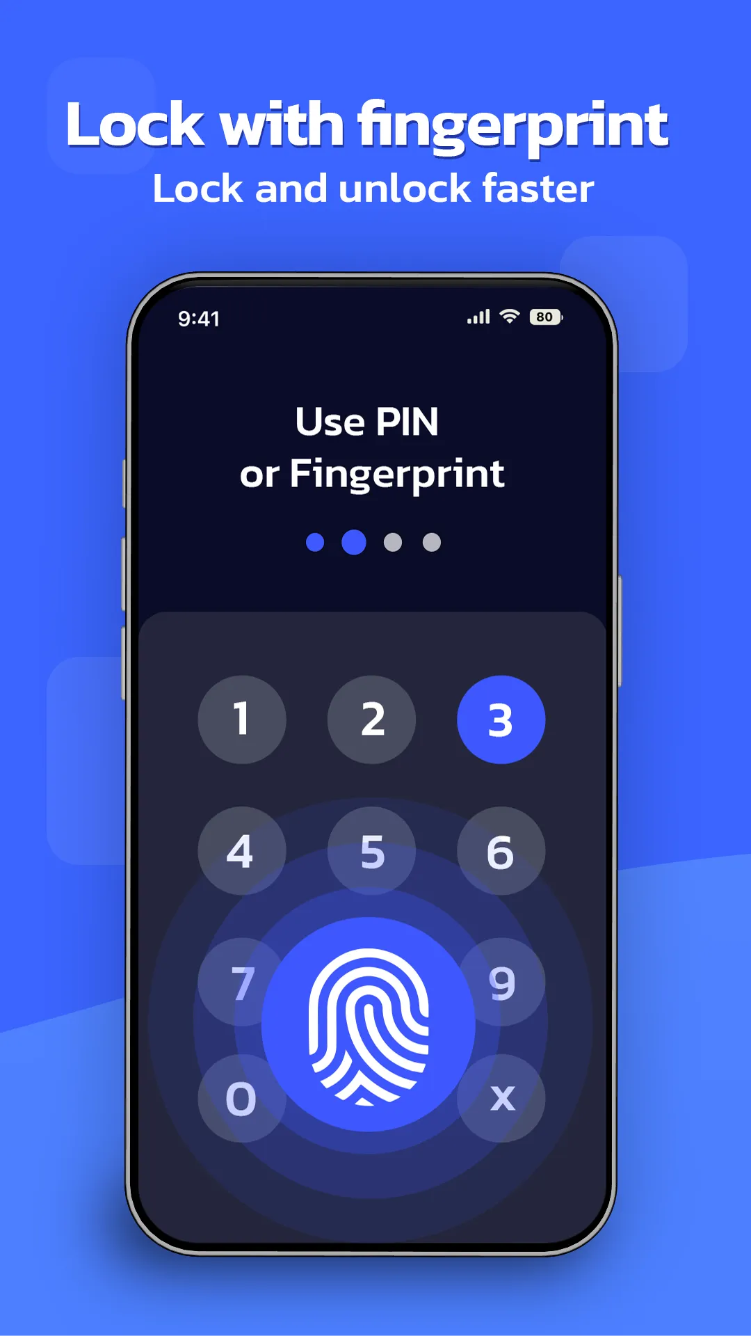 AppLock - Fingerprint Lock | Indus Appstore | Screenshot