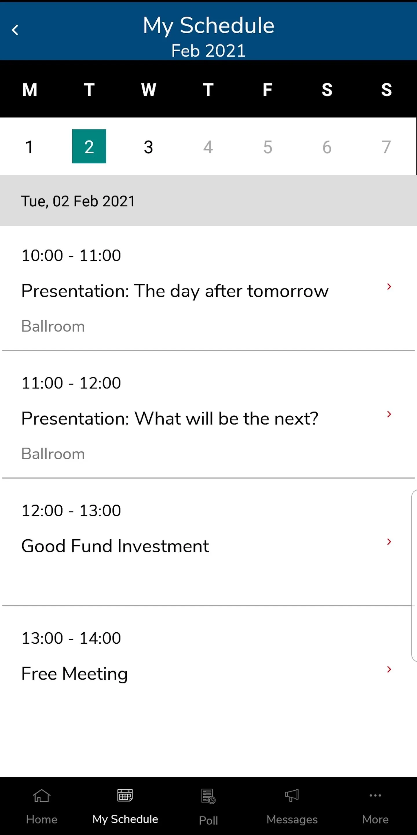 Erste Conferences | Indus Appstore | Screenshot