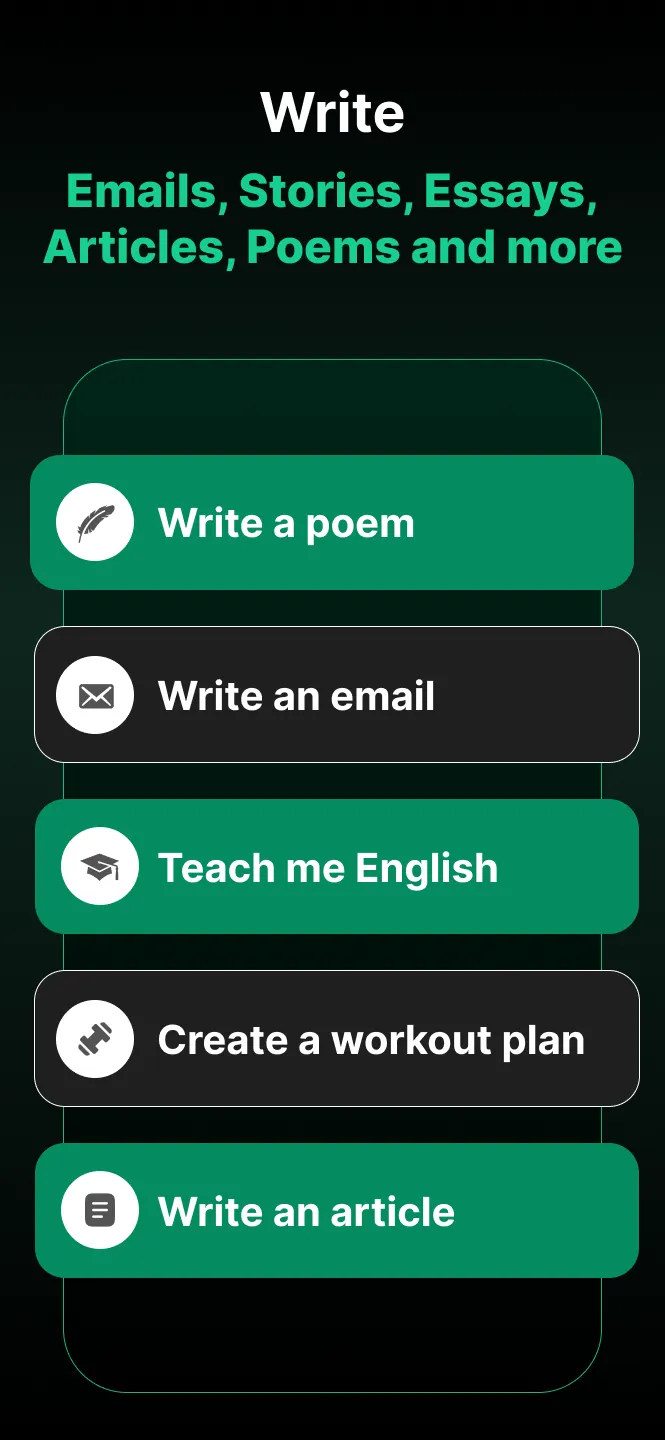 AI Chatbot: AI Writer | Indus Appstore | Screenshot