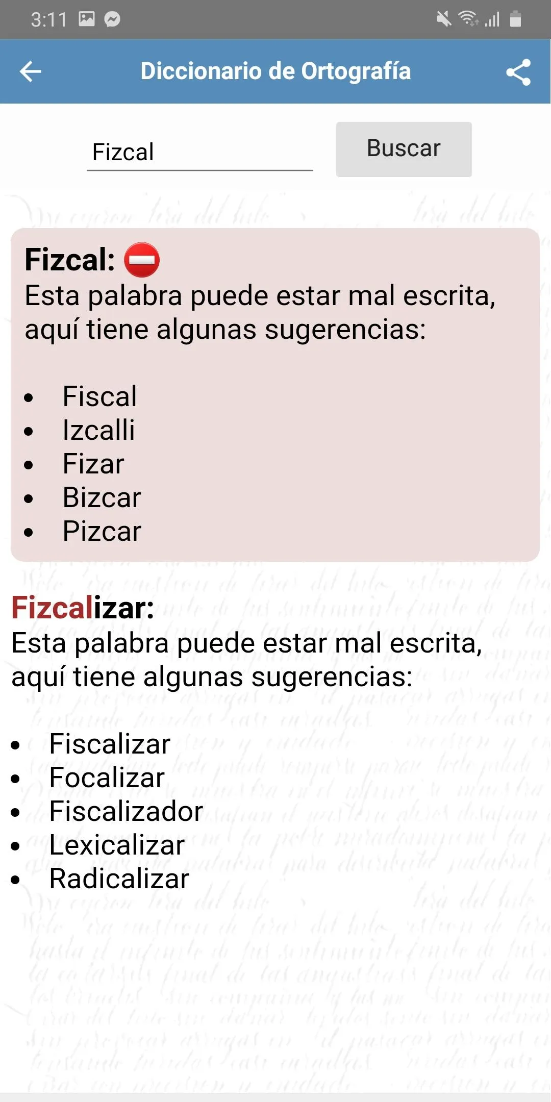 Diccionario de Ortografía Espa | Indus Appstore | Screenshot