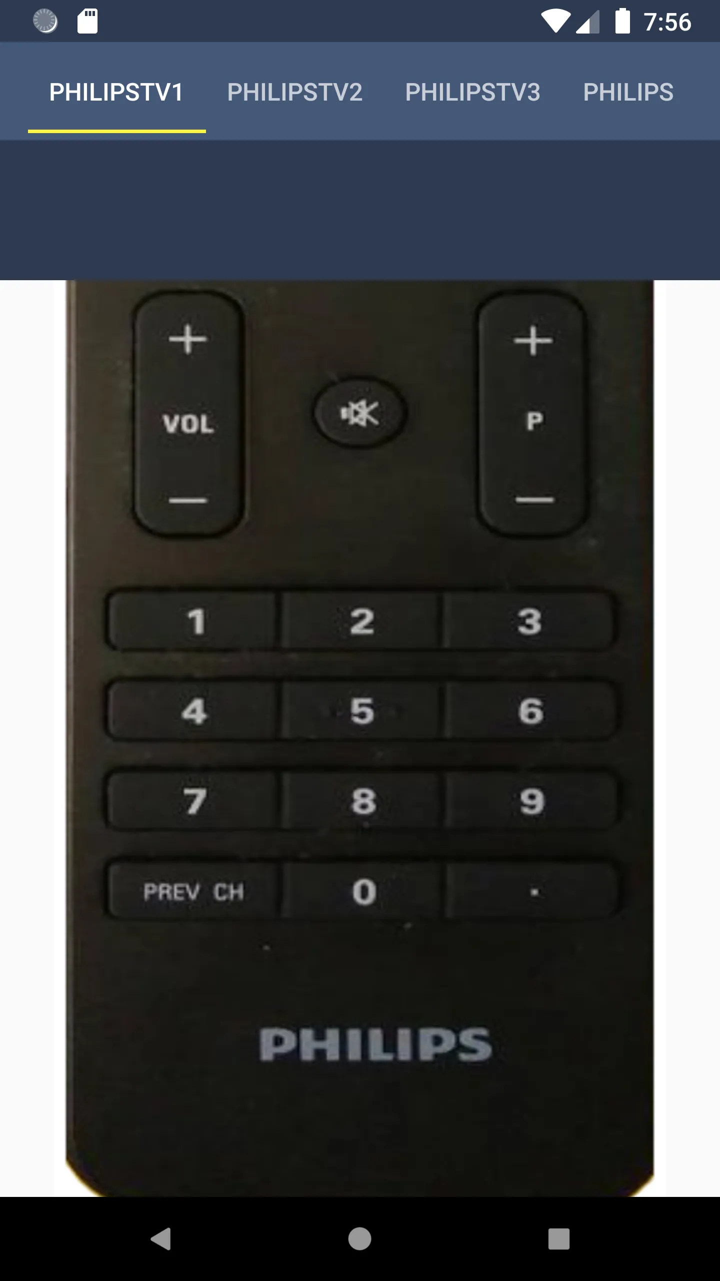 Philips TV Remote | Indus Appstore | Screenshot