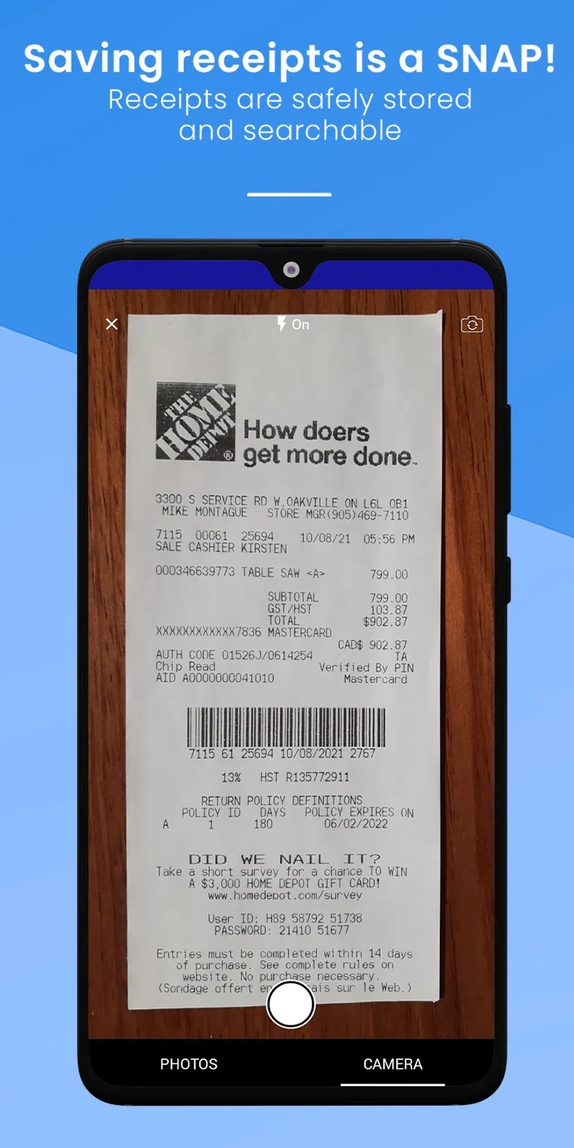 Categorizr: Receipt Scanner | Indus Appstore | Screenshot