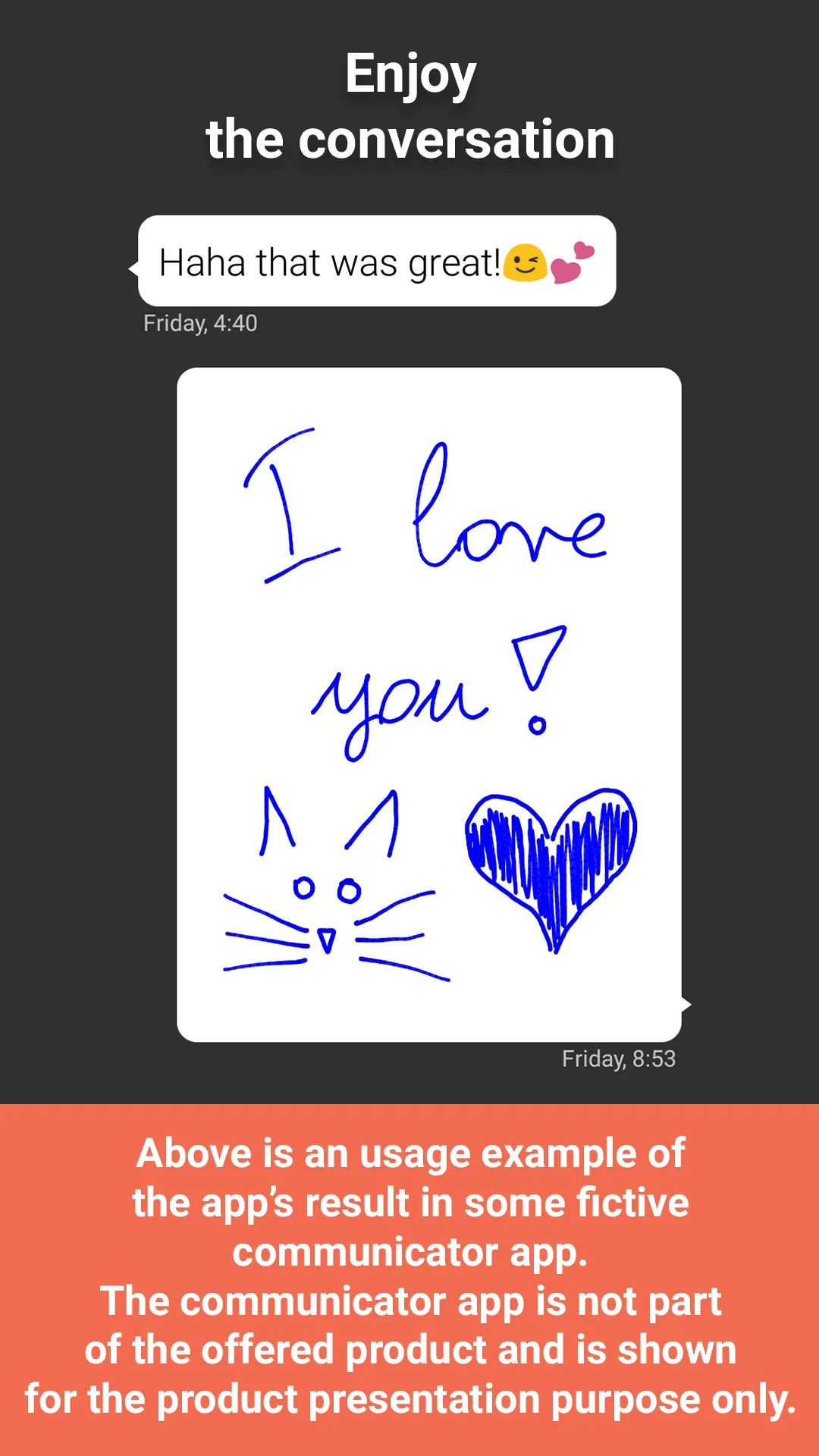 Handwritten Messages, MMS | Indus Appstore | Screenshot