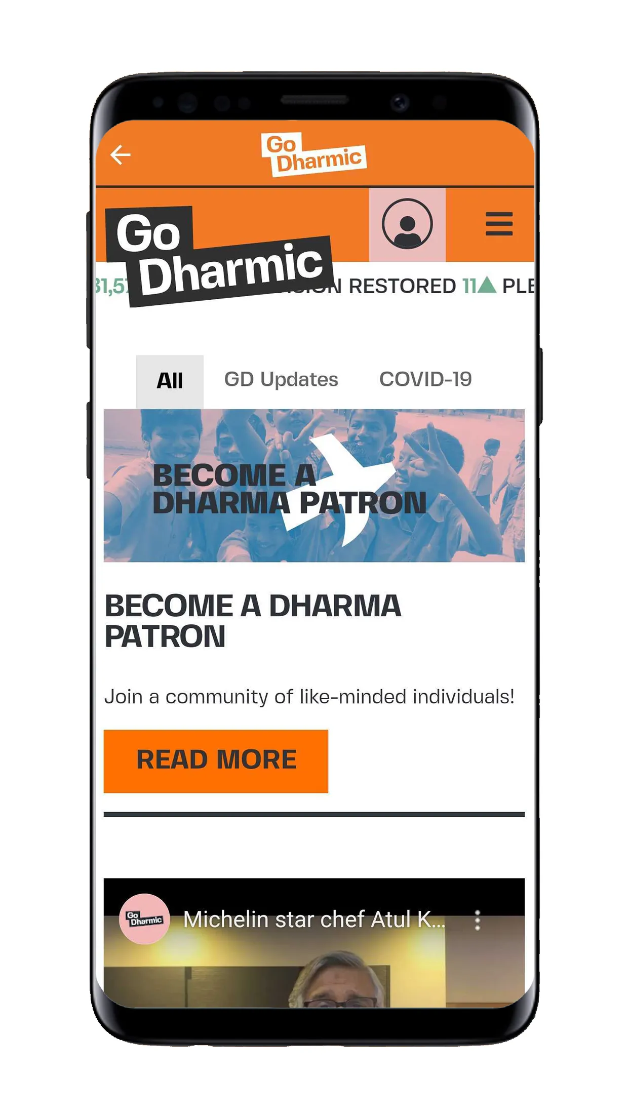 Go Dharmic | Indus Appstore | Screenshot