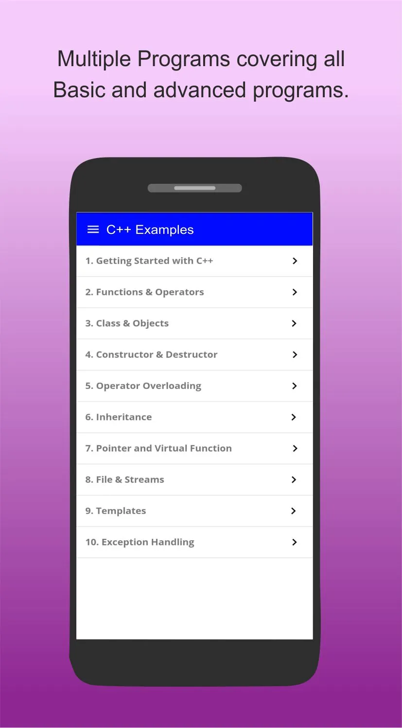 C++ Examples | Indus Appstore | Screenshot