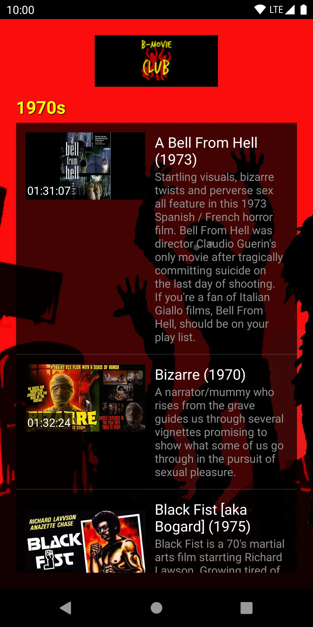 B-Movie Club | Indus Appstore | Screenshot