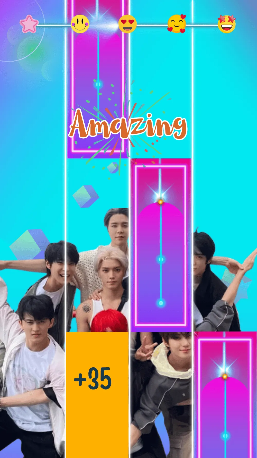 NCT 127 Piano Tiles Game | Indus Appstore | Screenshot