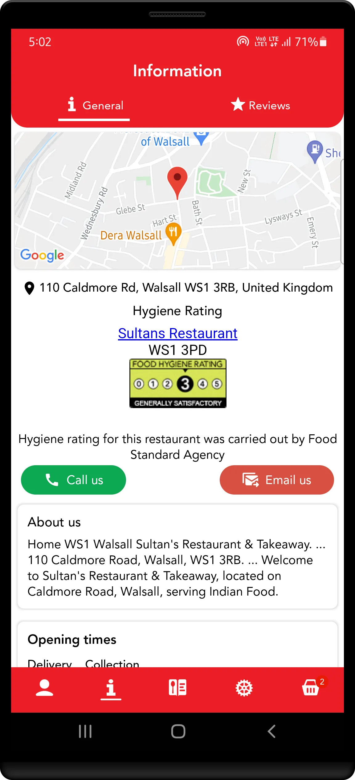 Sultans Walsall | Indus Appstore | Screenshot