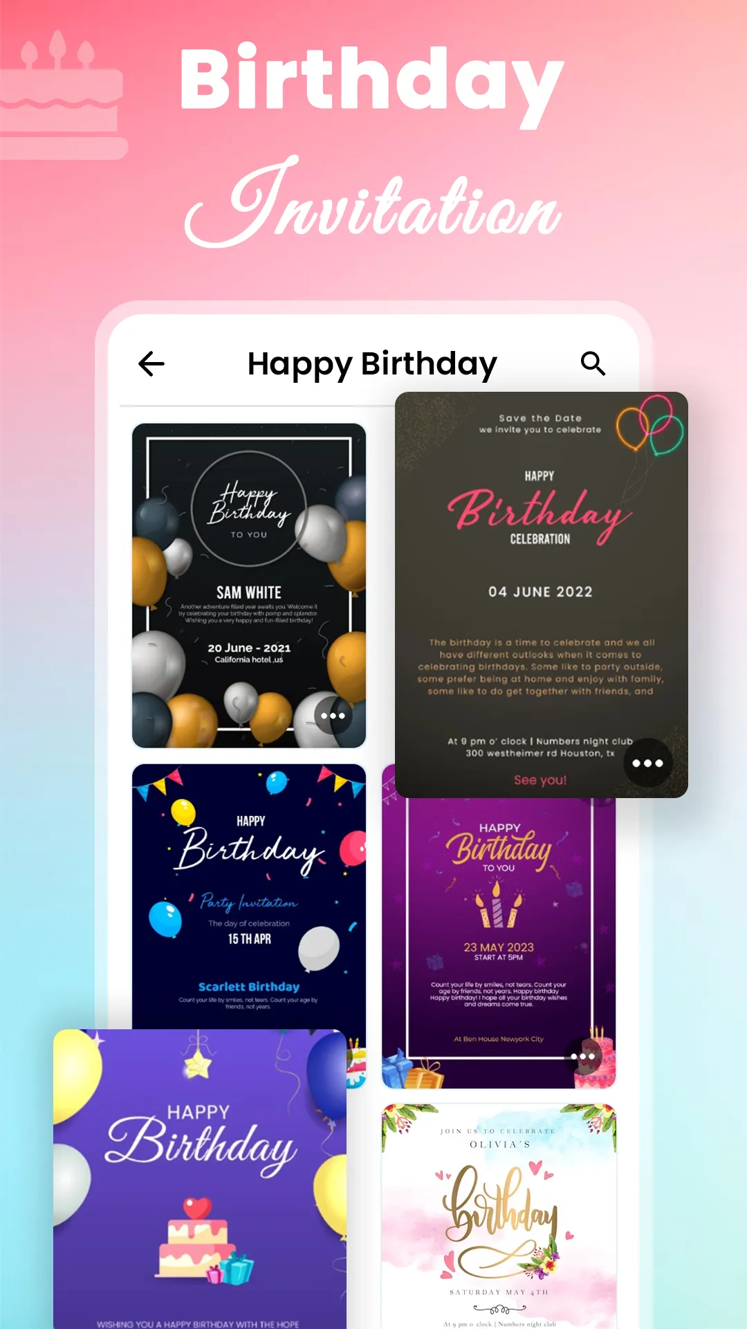 All Invitation Card Maker App | Indus Appstore | Screenshot