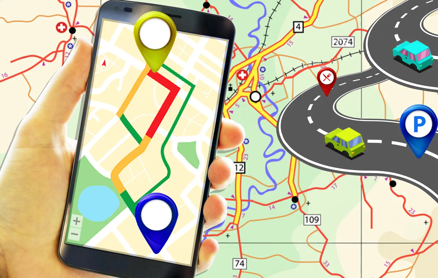 GPS Route Finder: Map Tracker | Indus Appstore | Screenshot