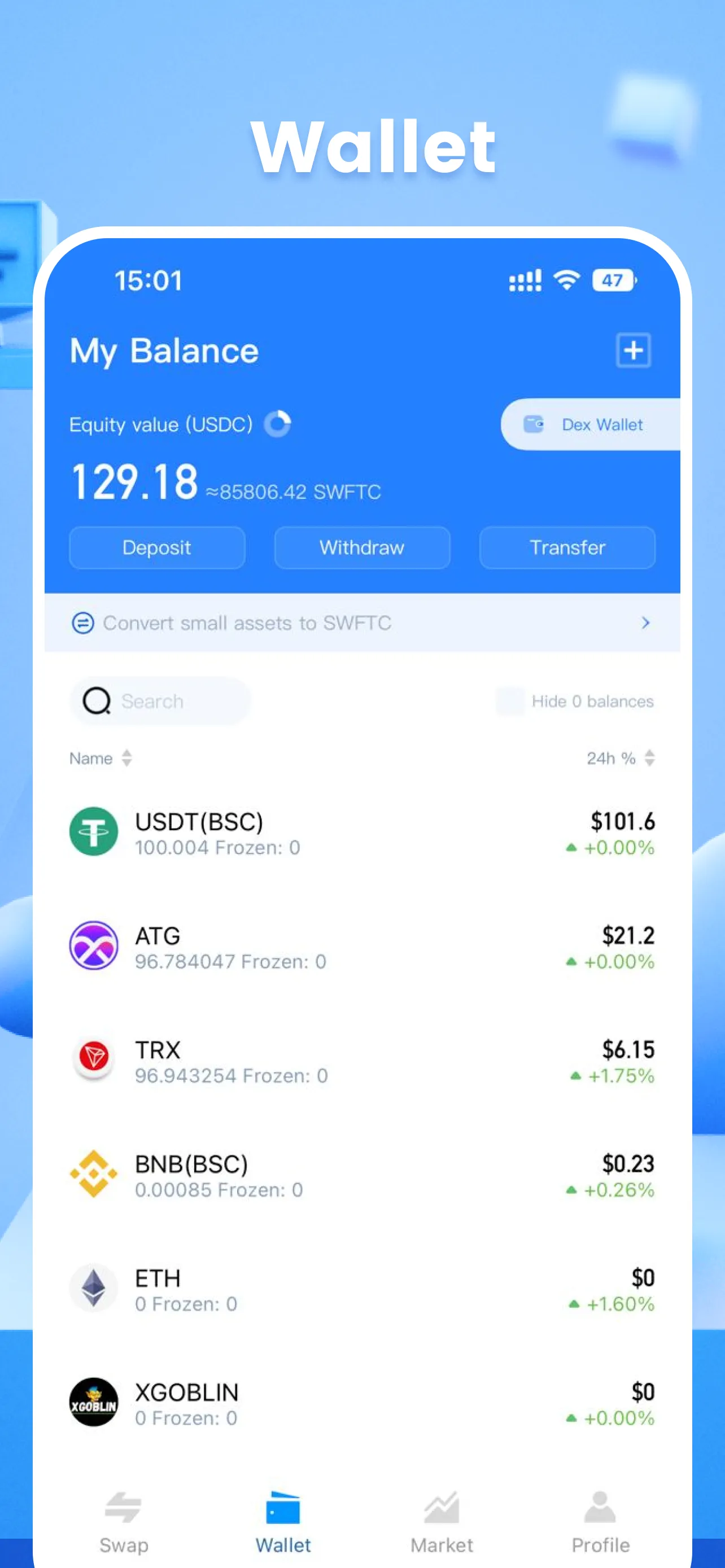 SWFT Blockchain | Indus Appstore | Screenshot