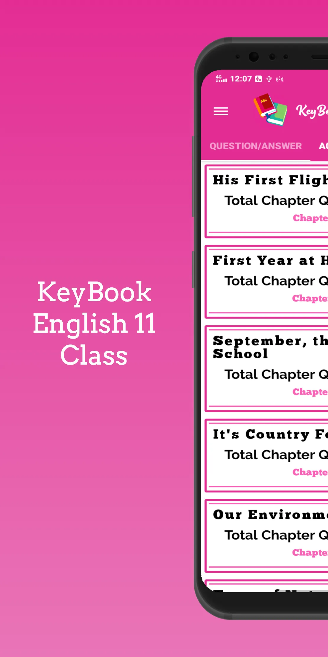 KeyBook English 11th Class FTB | Indus Appstore | Screenshot