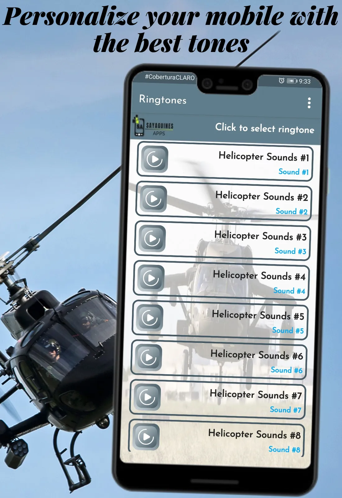 Helicopter ringtones, helicopt | Indus Appstore | Screenshot