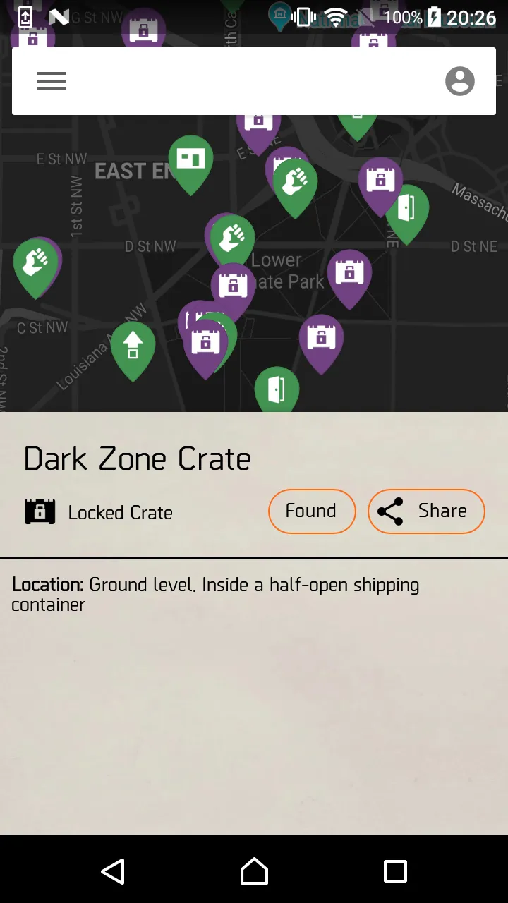 MapGenie: Division 2 Map | Indus Appstore | Screenshot